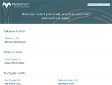 Tablet Screenshot of courtinnovations.com
